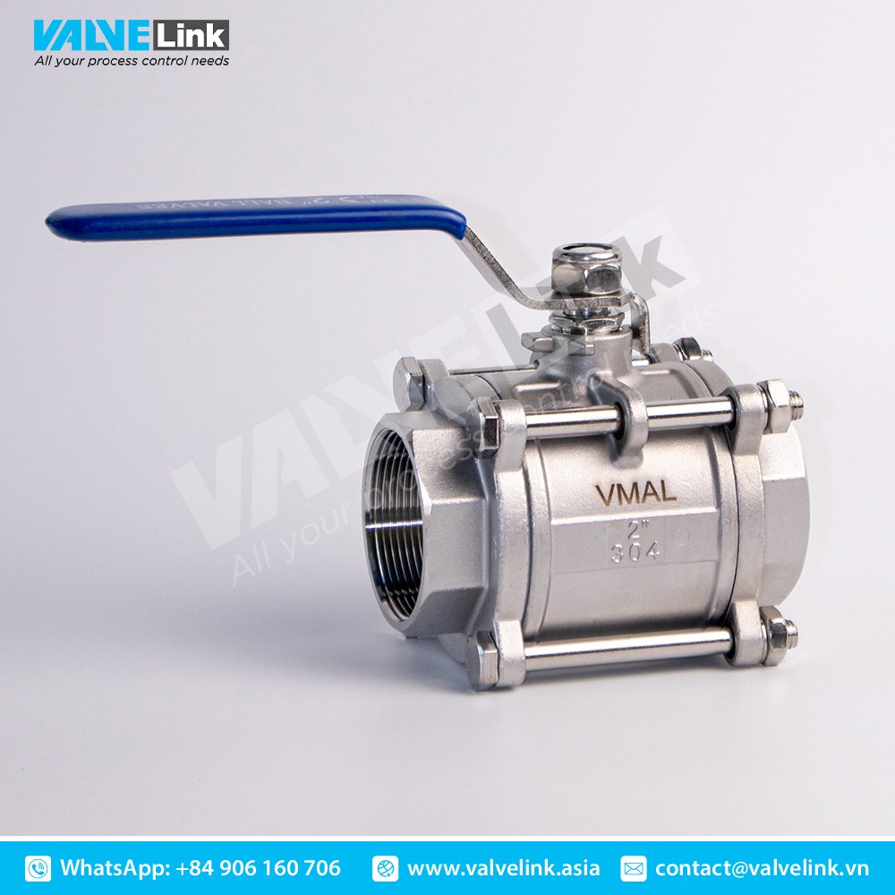 VMAL 3 pieces ball valve - Image 2