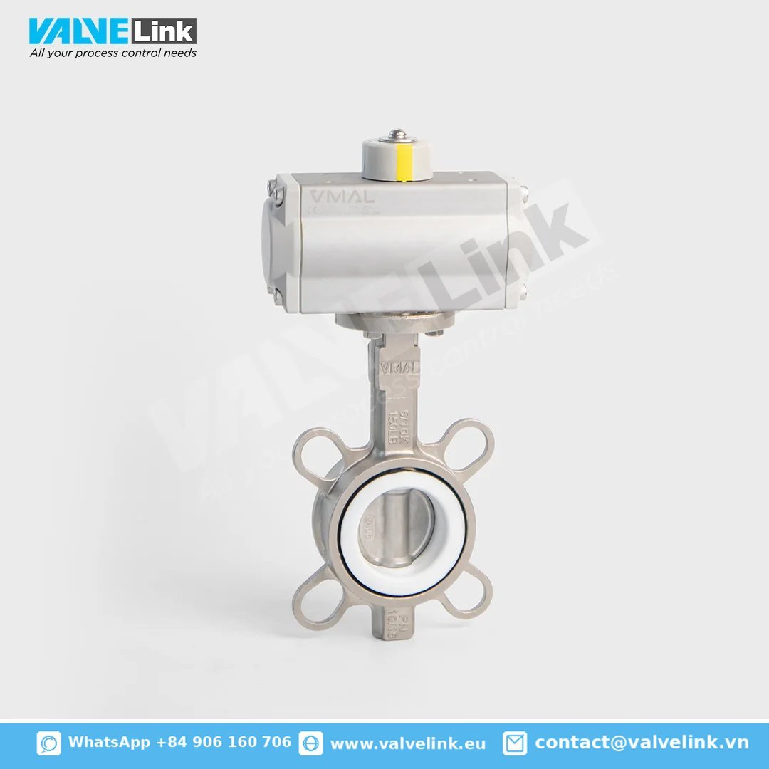 Pneumatic butterfly control valve VMIBSW16-050 + Model: VAX03 - Image 3