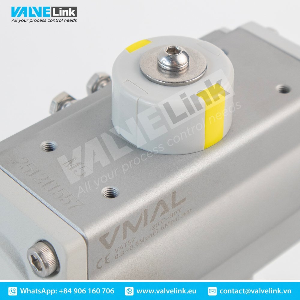 Pneumatic stainless steel three piece Control ball valve with internal thread VQ611F-16P3 - Image 4