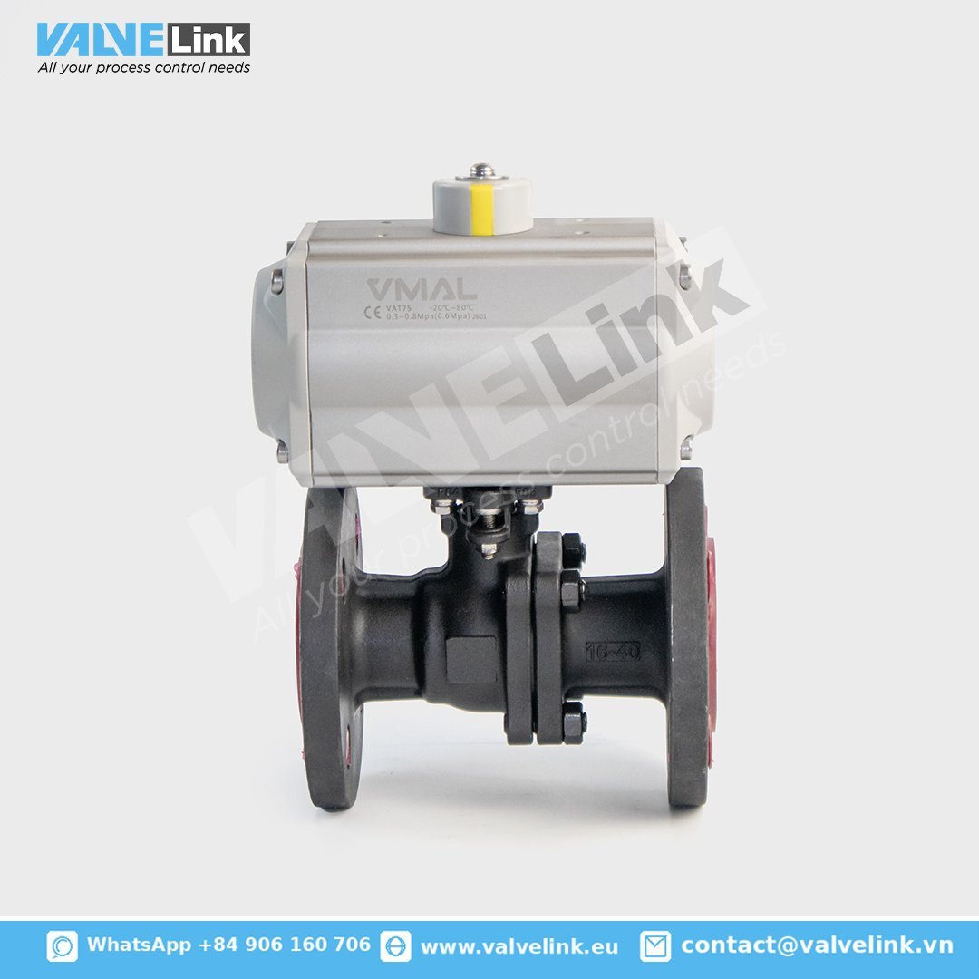 Pneumatic Carbon steel Control ball valve with flanged - Image 3